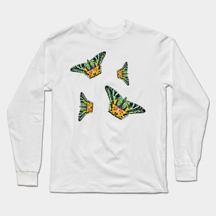 Colorful Butterfly , Cute Light Butterflies Gift Idea Long Sleeve T-Shirt